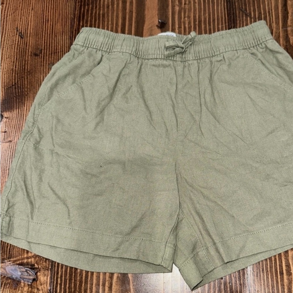 Old Navy Green Casual Shorts Elastic Waist